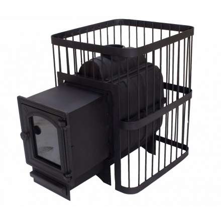 Печь банная ComfortProm Сталь 8мм стекло 16 м3 купить в Пинске