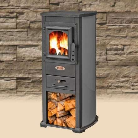 Печь-камин Blist Ekonomik Lux N чугунная дверца бежевый Амазонка бай фото в Пинске