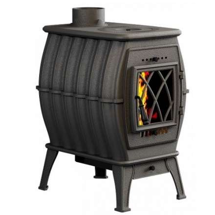 Печь-камин ProMetall Бахта (черная) Амазонка бай фото в Пинске
