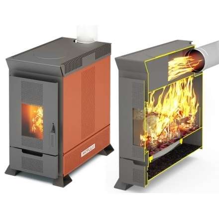 Отопительная печь Теплодар Матрица 200 в Пинске