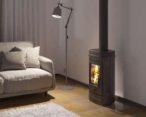 Стальной дедорогой камин EVEREST F7 фото в Пинске