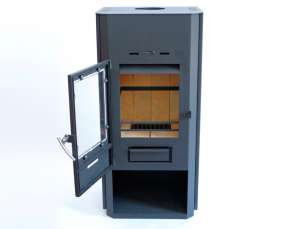 Недорогой камин с дровницей Сибирь 8 фото в Пинске