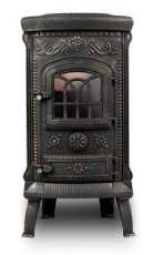 Купить Печь-камин NORDflam Verdo patine в интерьере в Пинске Амазонка бай фото в Пинске