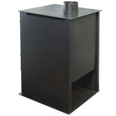 Купить Печь-камин Варвара Гармония 105 (черная) в Пинске в Пинске