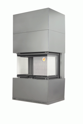 Камин Родос 800 ГРАФИТ шамот белый в Пинске