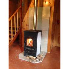 купить Печь-камин Везувий ПК-01 (270) c плитой бежевая 9 кВт в Пинске в Пинске