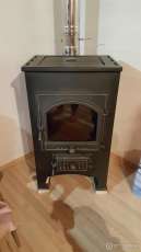 купить Печь-камин Везувий ПК-01 (270) c плитой бежевая 9 кВт в Пинске в Пинске