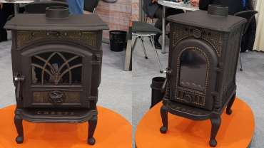 Недорогой камин Сибирь 7 чугунная фото в интерьере в Пинске