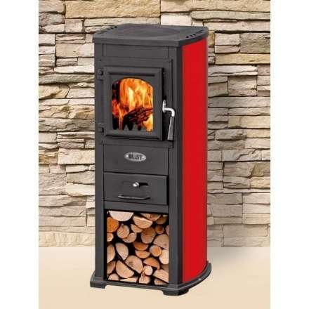 Печь-камин Blist Ekonomik Lux N чугунная дверца серый фото в Пинске