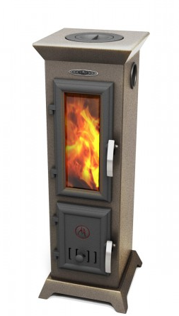 Отопительная печь Термофор Статика Тетра Мини, чёрная бронза Амазонка бай фото в Пинске