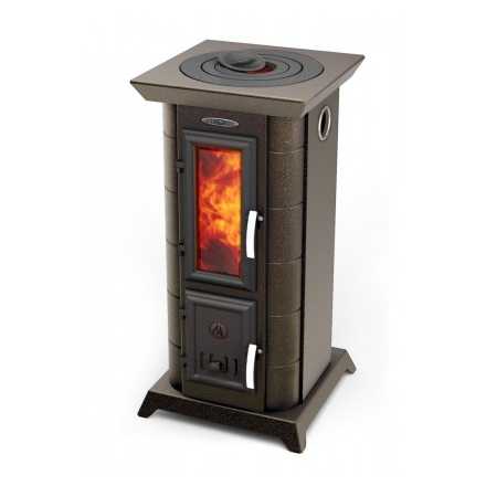 Отопительная печь Термофор Статика Тетра, чёрная бронза Амазонка бай фото в Пинске