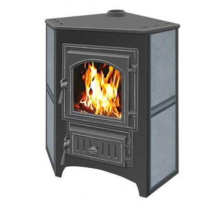 Печь-камин Везувий ПК-01 (220) угловой талькохлорит 9 кВт Амазонка бай фото в Пинске