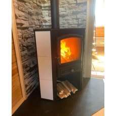 Камин со стеклом ЭТНА (БКД) угловой Амазонка бай фото в Пинске