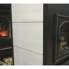 Недорогой камин со стеклом ЭТНА (ДТ-4С) с плитой и теплообменником Амазонка бай фото в Пинске