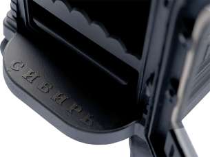 Чугунный камин со стеклом Сибирь 6 фото в Пинске