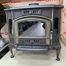 Стильный камин с патиной Сибирь 10 чугунный фото в Пинске