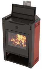 недорогой камин с дровницей Теплодар Кадриль фото в Пинске