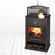 Недорогой камин с дровницей Теплодар ОВ-120 (прямой) фото в Пинске
