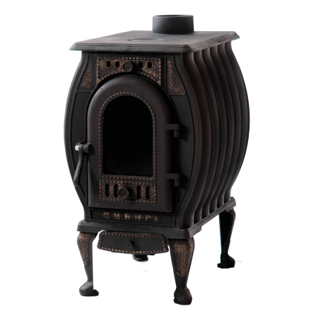Купить печь отопительно-варочная чугунная Сибирь в Пинске фото в Пинске