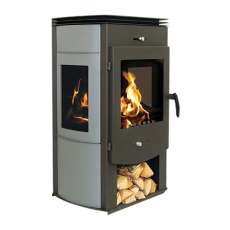 Надежный камин с дровницей Теплодар Танго Трио фото  в Пинске