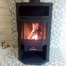 Купить стальной камин Мета-Бел Ока с плитой в Пинске фото  в Пинске