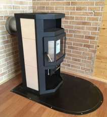 Купить недорогой камин с шамотом Мета-Бел Ока с плитой в Пинске фото  в Пинске