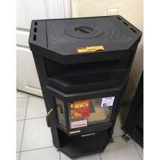 Купить недорогой камин с большим стеклом Мета-Бел Ока с плитой в Пинске фото в Пинске