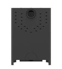 Печь-камин недорогой Бавария Эко с духовкой и плитой фото сзади в Пинске