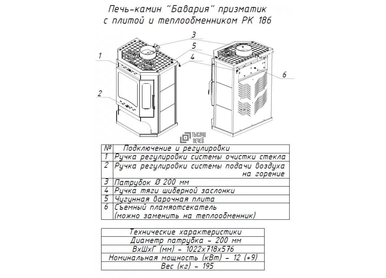 Недорогой камин с дровницей Бавария призматик с плитой фото в Пинске