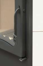 Стальной камин Бавария угловая Амазонка бай фото в Пинске