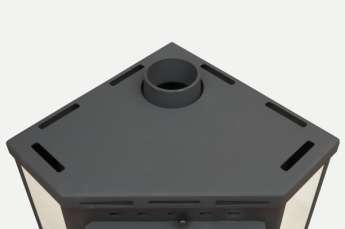 Недорогая печь-камин Бавария угловая Амазонка бай фото в Пинске