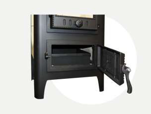 Чугунный камин со стеклом Бавария Оптима Чугун с плитой фото в Пинске