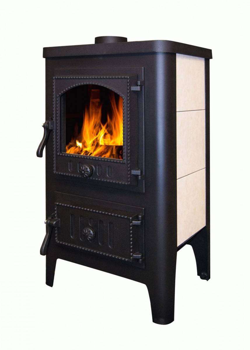 Печь-камин Бавария Оптима Чугун с плитой Амазонка бай фото в Пинске