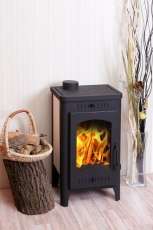 Печь-камин Бавария Оптима с плитой РК 049 в Пинске