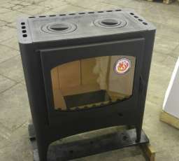 Печь камин БАВАРИЯ ЭКО С ПЛИТОЙ две конфорки для дома и дачи фото в Пинске