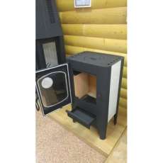 Печь-камин БАВАРИЯ ЭКО с плитой одна конфорка фото в Пинске