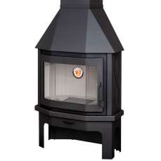 Камин Мюнхен пристенно-угловой чёрный купить в Пинске