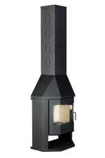 Камин МЮНХЕН ГИГАНТ черный в Пинске