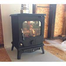 Печь-камин чугунный FireWay Paul в интерьере чёрный Амазонка бай фото в Пинске