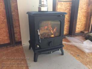 Печь-камин чугунный FireWay Paul в интерьере патина медь Амазонка бай фото в Пинске