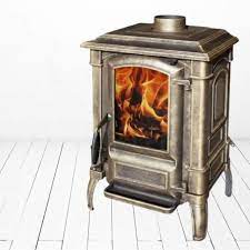 Печь-камин чугунный FireWay Bruno патина медь Амазонка бай фото в Пинске