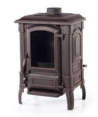 Печь-камин чугунный FireWay Bruno патина медь Амазонка бай фото в Пинске