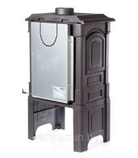 Печь-камин чугунный FireWay Bruno II чёрный Амазонка бай фото в Пинске