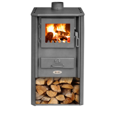 Печь-камин Blist Oganj LM стальная дверца Амазонка бай фото в Пинске