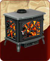 Печь-камин чугунный FireWay Demetra в интерьере Амазонка бай фото в Пинске