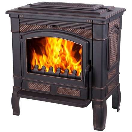 Печь-камин FireWay Gunter патина медь Амазонка бай фото в Пинске