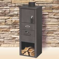 Печь-камин Blist Ekonomik LM стальная дверца фото в Пинске