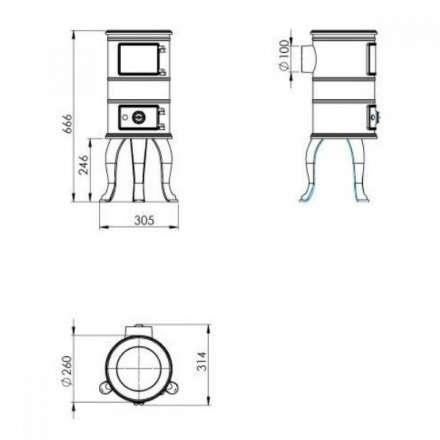 Купить Печь-камин NORDflam Ermis в Пинске Амазонка бай фото в Пинске