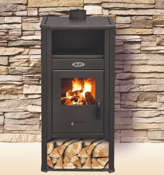 Печь-камин Blist Ambasador LM стальная дверца Амазонка бай фото в Пинске