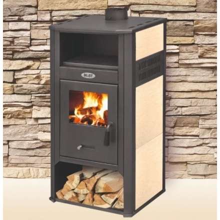 Печь-камин Blist Ambasador LM стальная дверца Амазонка бай фото в Пинске